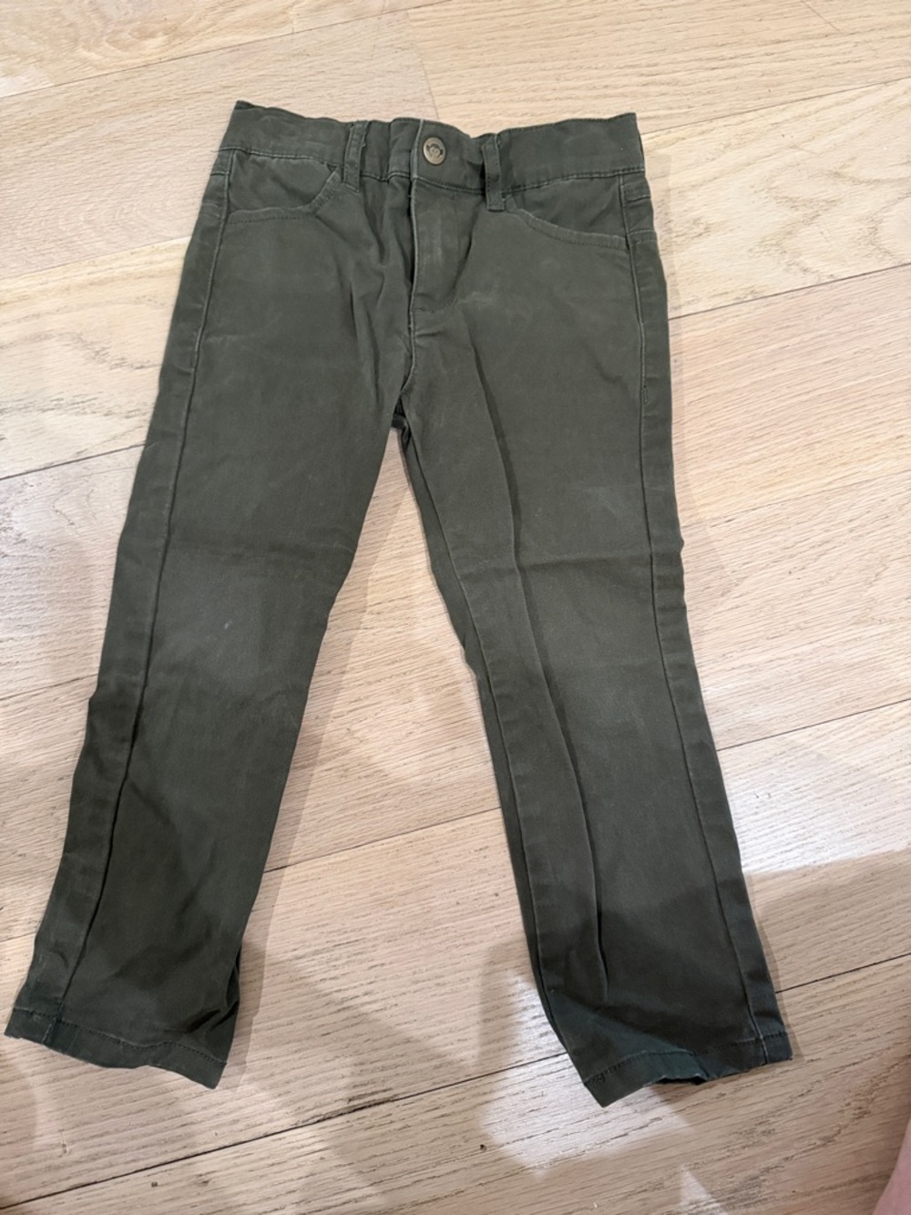 Olive Green Kids Stretch Pants Appaman 4T